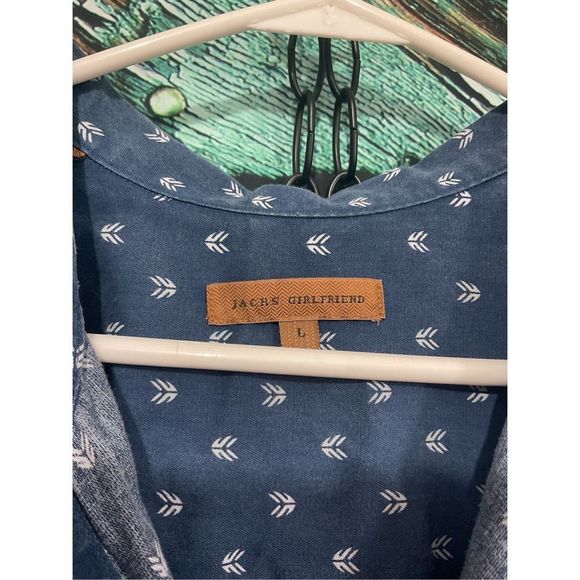 Jachs Girlfriend Button Up Shirt Size Large 💕🌸 - Picture 3 of 9